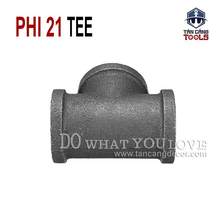 Tê Ống Nước Phi 21 - Gang Xám