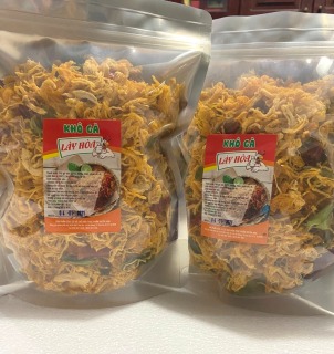 1Kg Khô gà lá chanh cay GIÒN VỪA Lày Hòa (2 bịch zip 500g) chế biến từ những nguyên liệu tươi mới, đảm bảo vệ sinh an toàn thực phẩm thumbnail