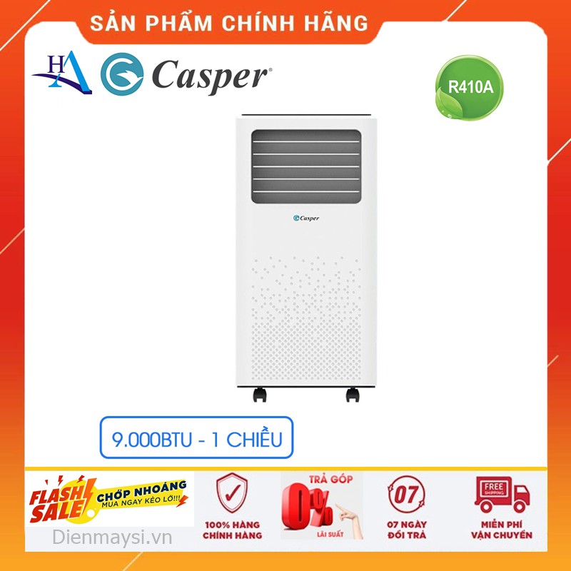 [HCM]Máy lạnh di động Casper PC-09TL33 (1.0 HP) (Miễn phí giao tại HCM-ngoài tỉnh liên hệ shop)