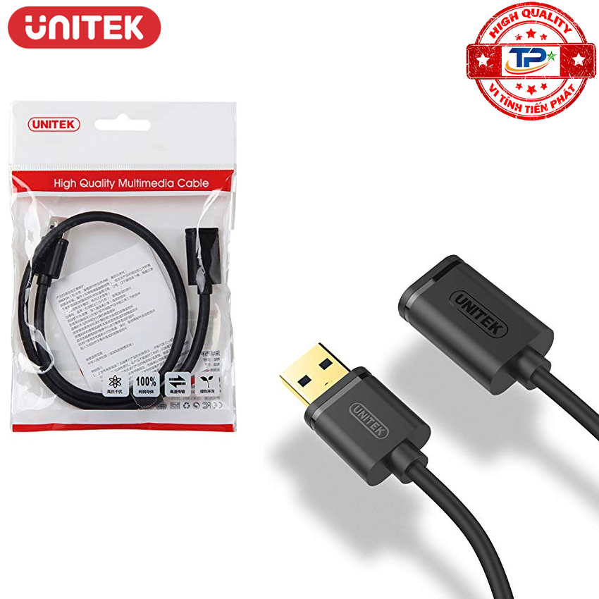 Dây cáp USB 3.0 nối dài 1m - hiệu Unitek Y-C457BBK