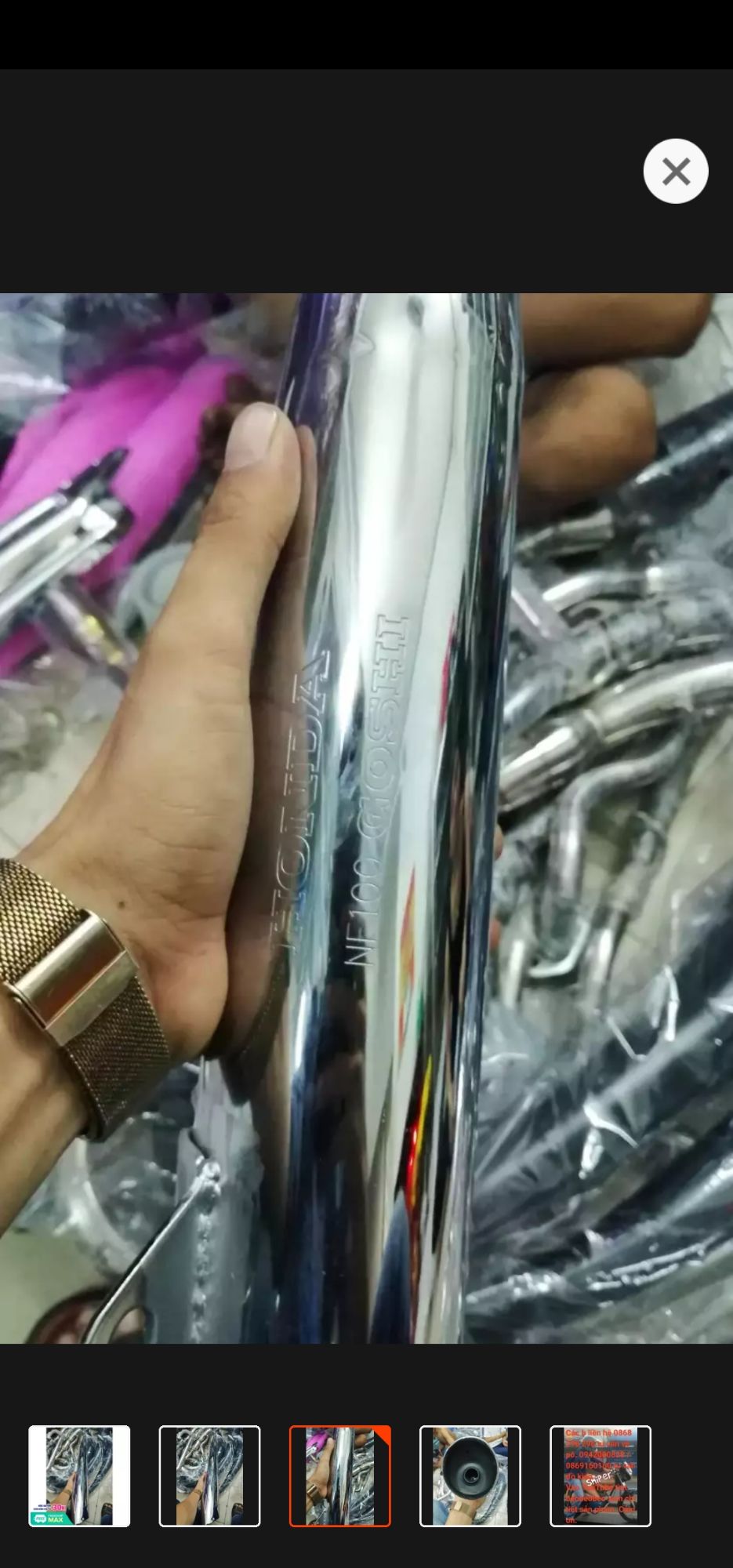 pô xe Wave âm thanh êm