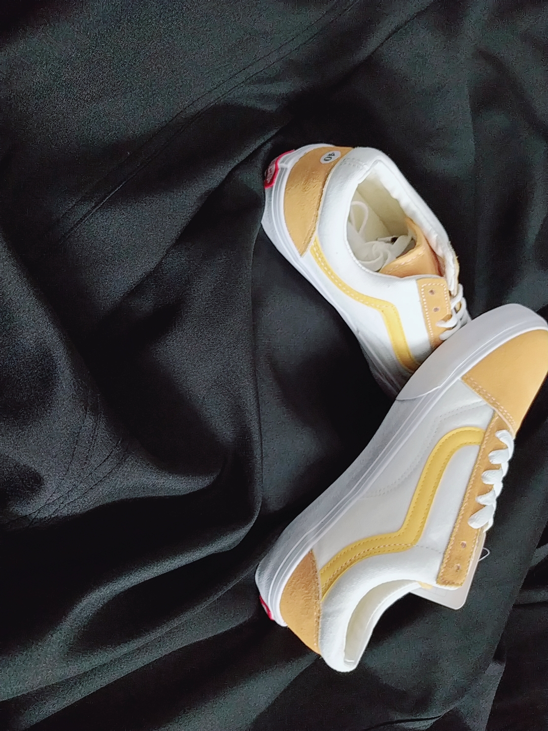 GIÀY VANS STYLE 36 RETRO SPORT TRẮNG VÀNG [Ảnh Thật - Full Box]