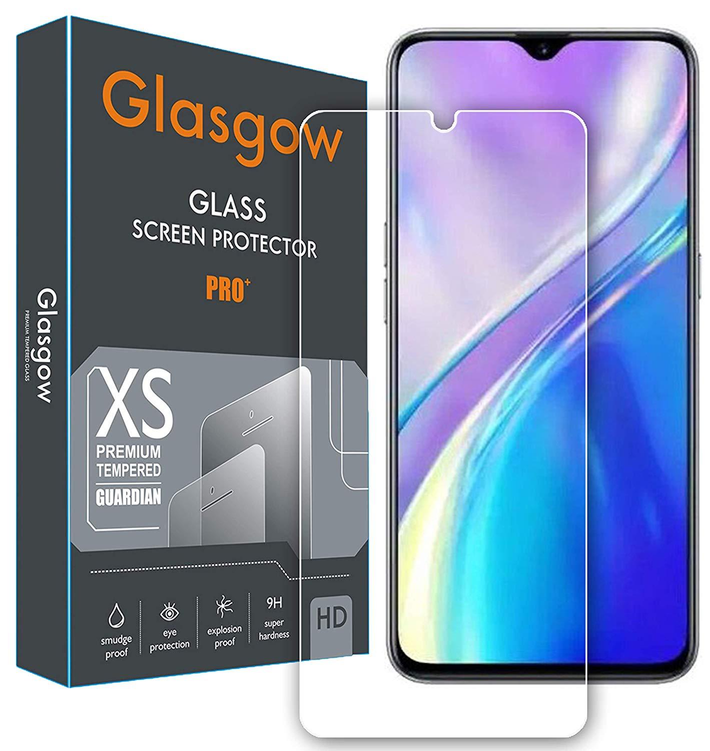 Kính cường lực trong suốt Realme XT (Kèm miếng lau)