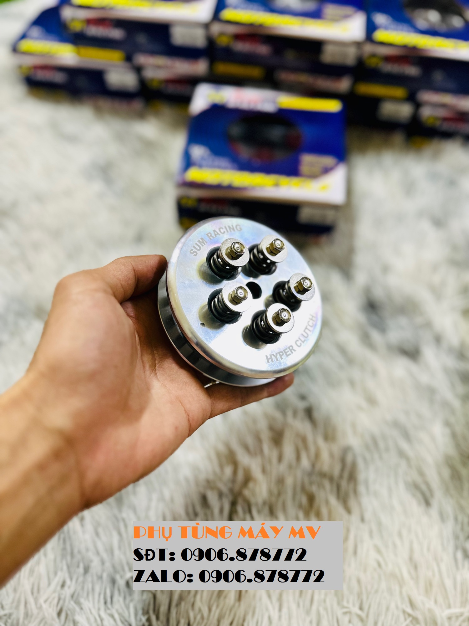 Nồi Sum 5 lò xo dành cho xe Sirius