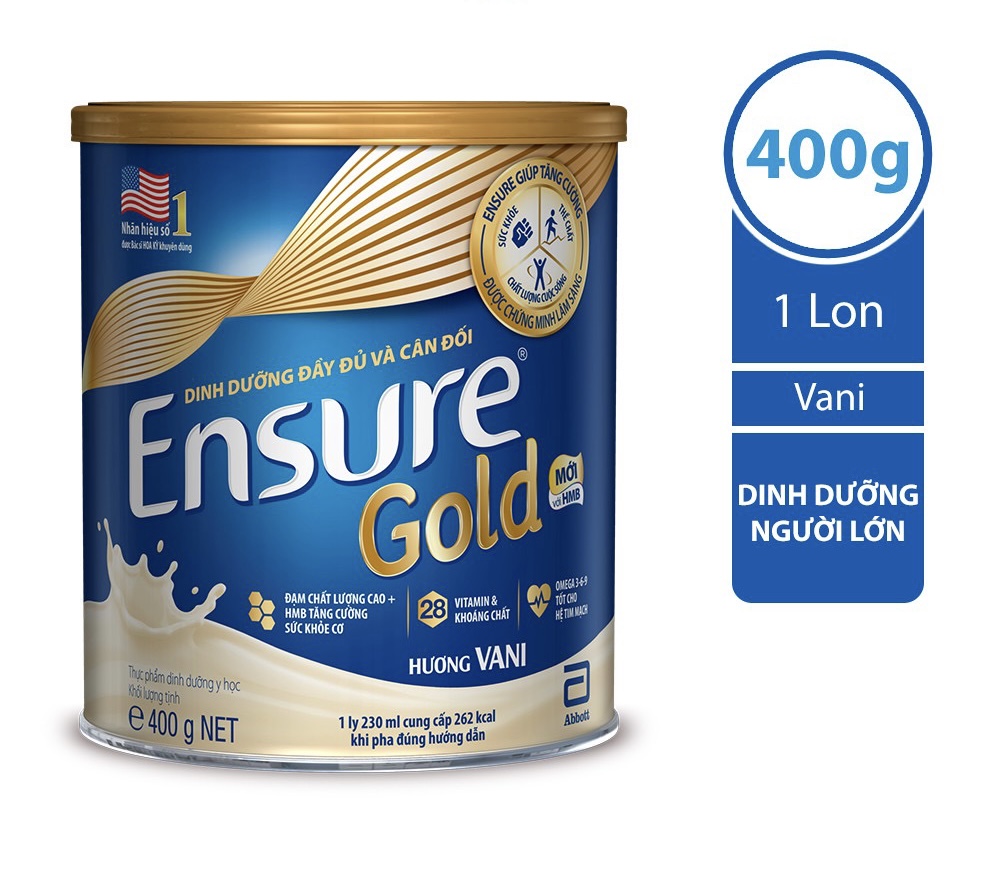 Sữa bột Ensure Gold Abbott (HMB) 400g