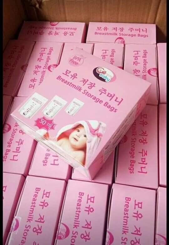 Túi trữ sữa GB Baby Hàn Quốc( Hộp 50 túi)