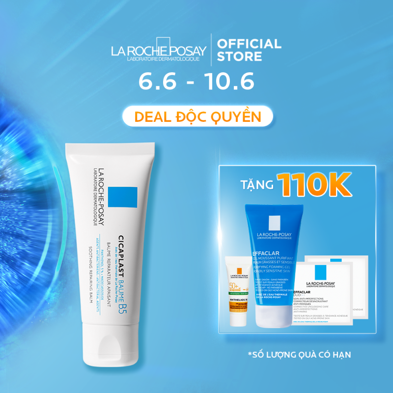 Kem dưỡng làm dịu làm mượt làm mát và phục hồi làn da La Roche Posay Cicaplast Baume B5 Soothing Repairing Balm 40ml giá rẻ