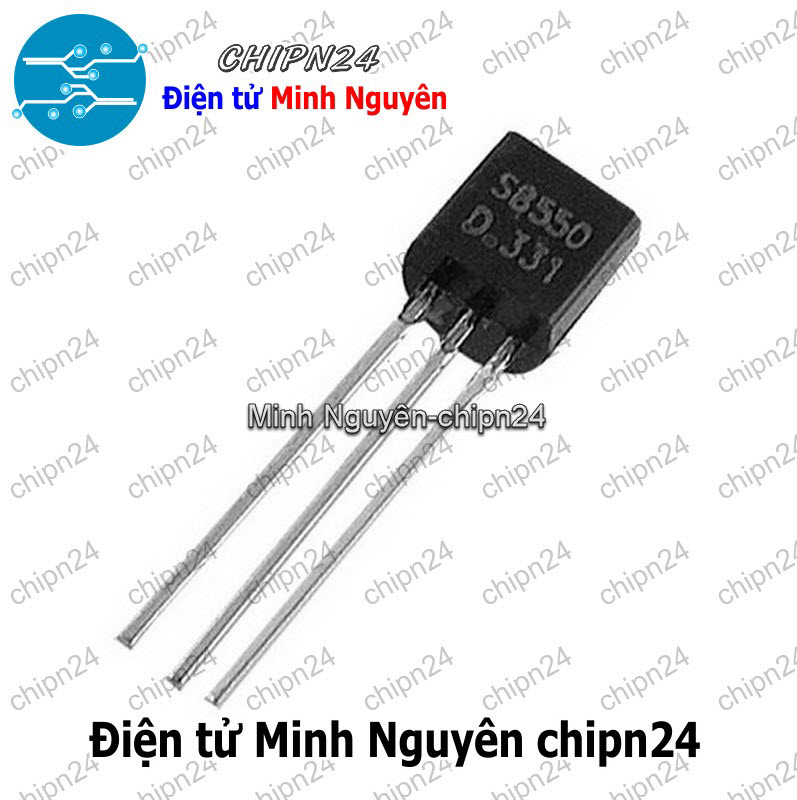 [25 con] (KT1) Transistor S8550 TO-92 PNP 500mA 40V (8550) - HH000667