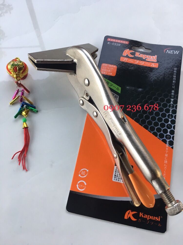 Kìm kẹp cộng lực mỏ vịt 10 inch - Kìm bấm chết