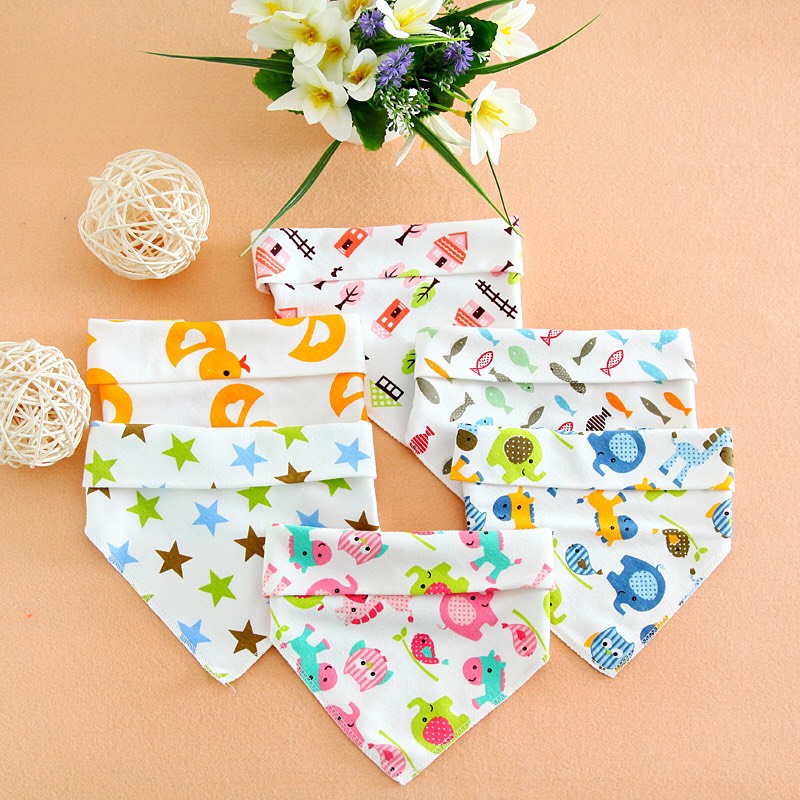 Combo 10 yếm 2 lớp cho bé từ sơ sinh đến 5 tuổi