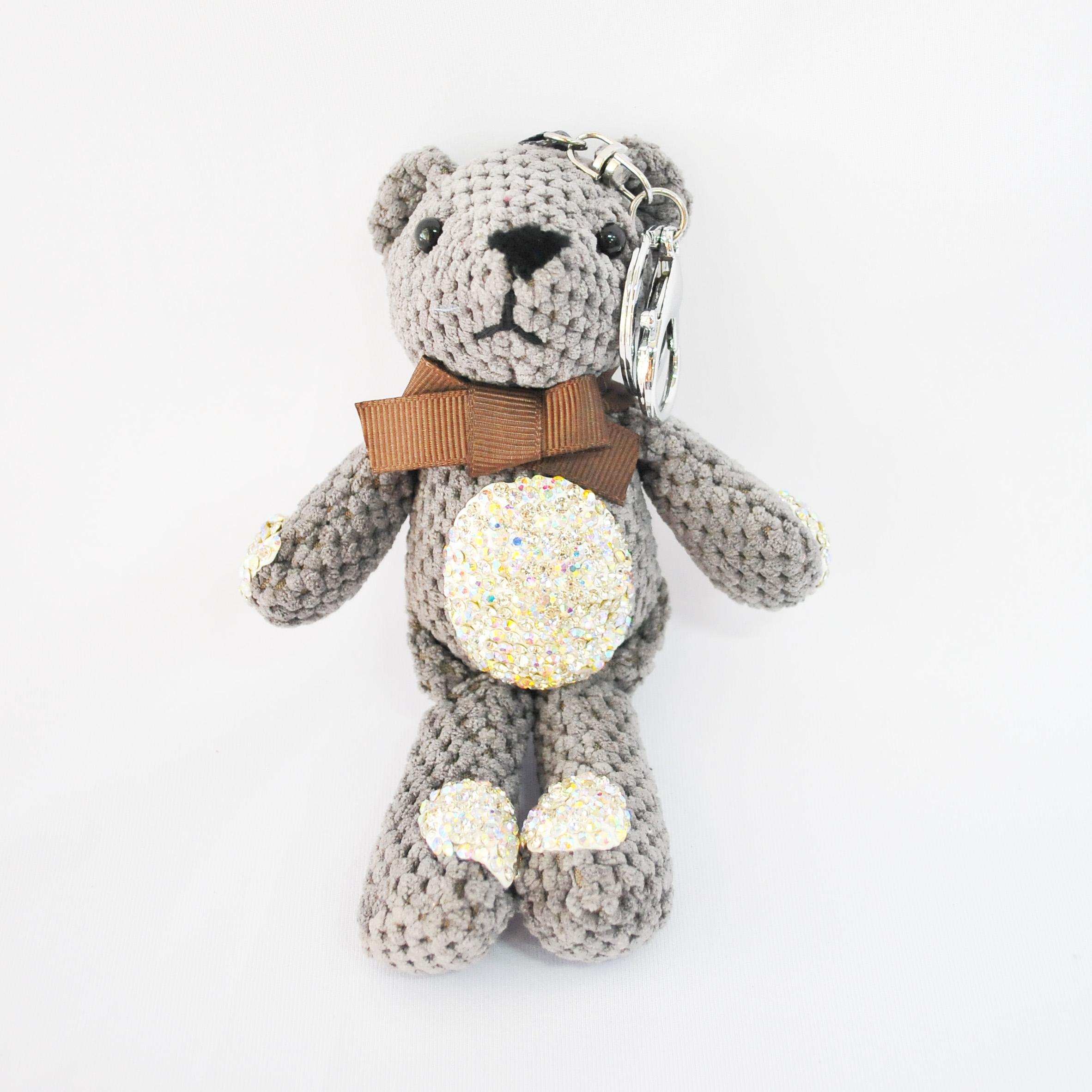 Móc khóa gấu bông teddy 15cm