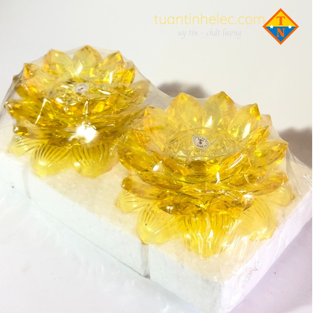 1 Cặp Đầu hoa sen thờ cúng bàn thờ # đèn thờ # da nang