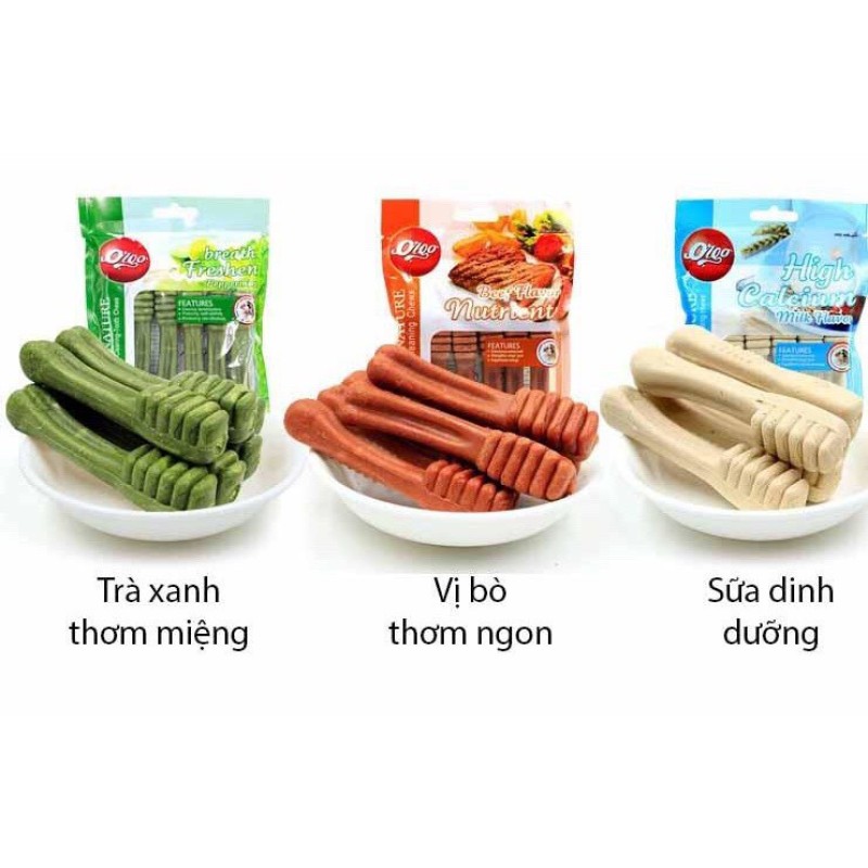 Snack Cho Chó Bàn Chải Xương Gặm Sạch Răng Chó Orgo 90G