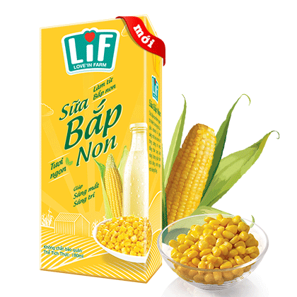 [Siêu thị WinMart] - Sữa bắp non LiF lốc 4 hộp x 180ml