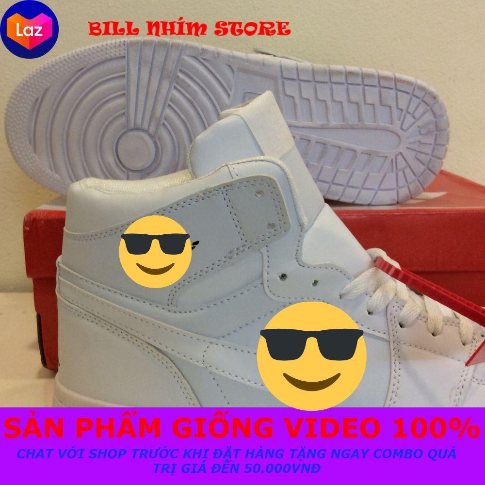 Giầy Sneaker Cao Cổ Bóng Rổ J.D Trắng (FULL BOX)