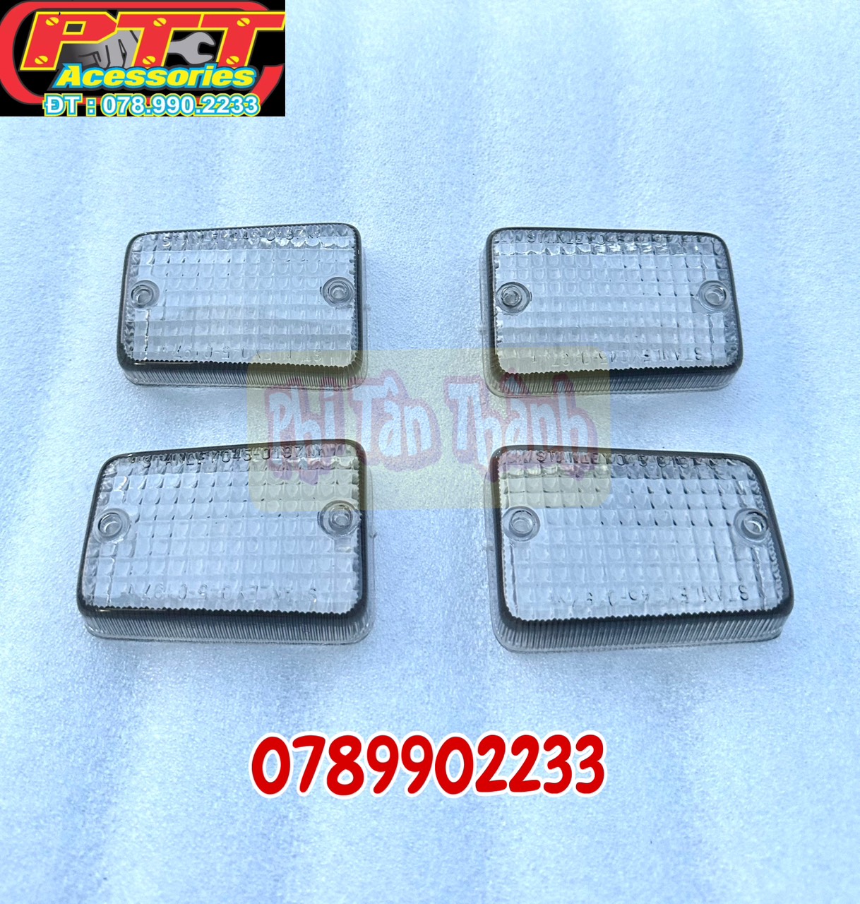 Bộ chụp xi nhan + đèn hậu khói xe cub 82 - 84 - dd - dh - custom