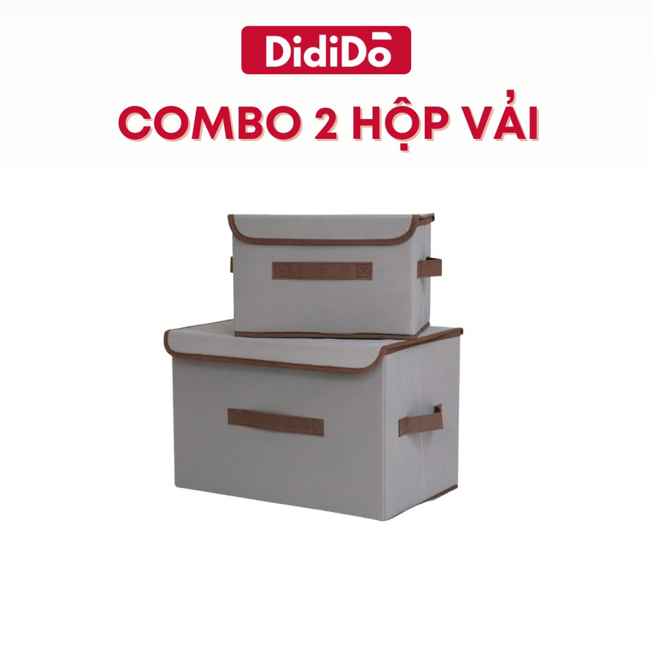 Combo 2 hộp đựng đồ DidiDo Cải Tiến (Tặng Giấy Thơm Bounce)