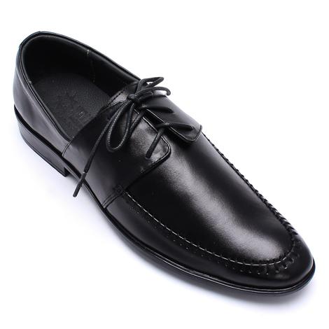 Giày tây nam da bò màu đen HK7109