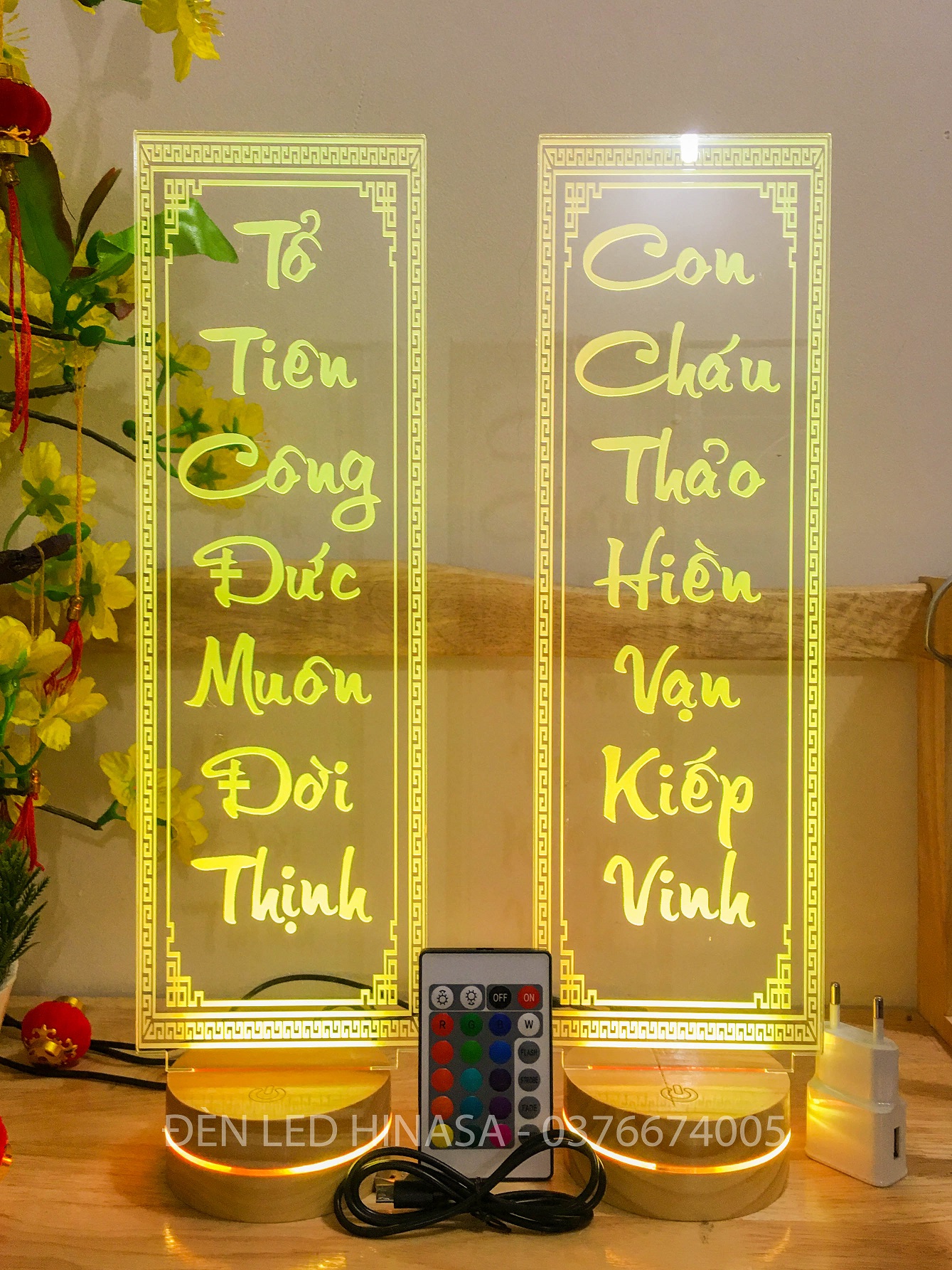 Cửu huyền thất tổ, Tổ Tiên Công Đức Muôn Đời Thịnh cao 40cm