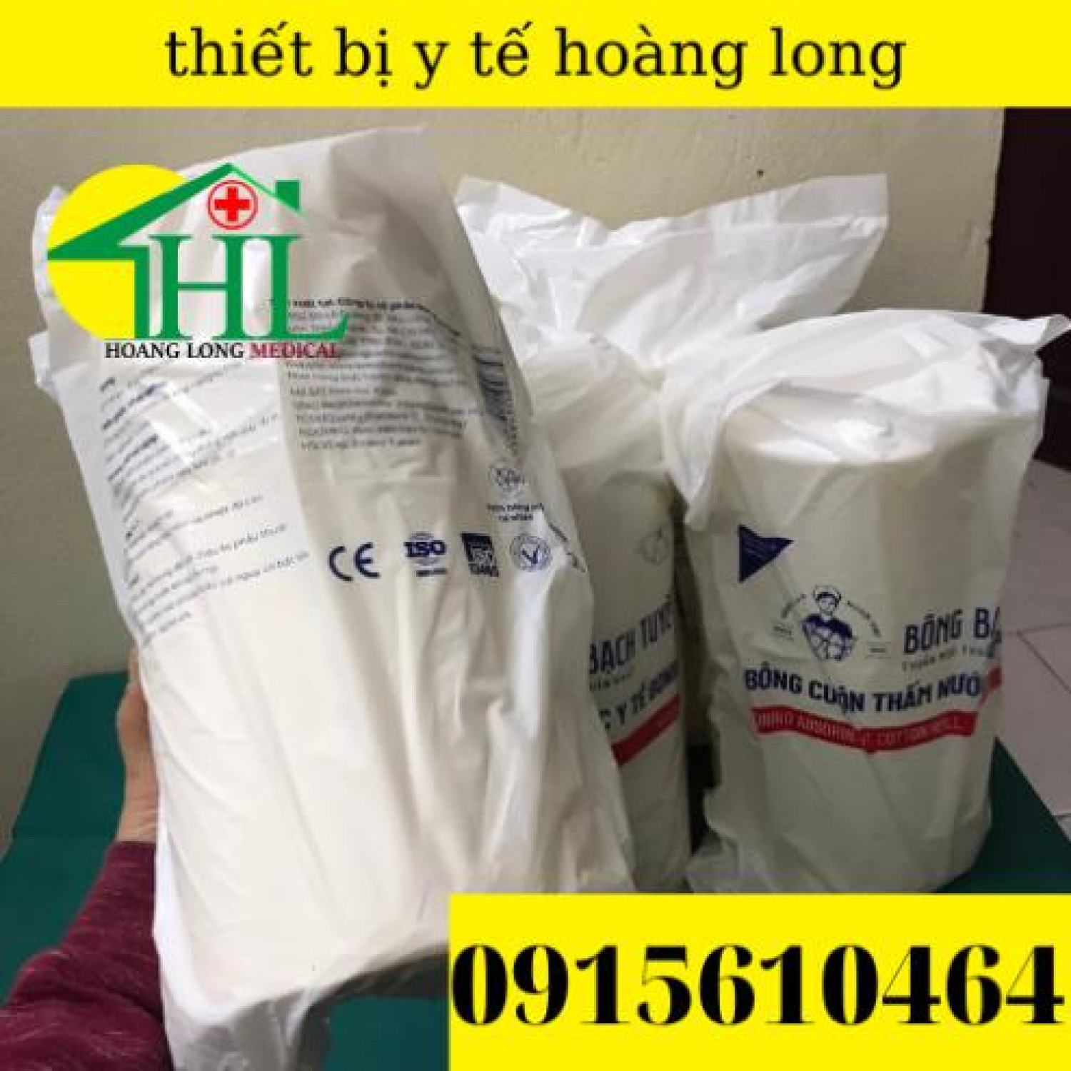Bông Cuộn Gòn Y Tế Bạch Tuyết 01kg