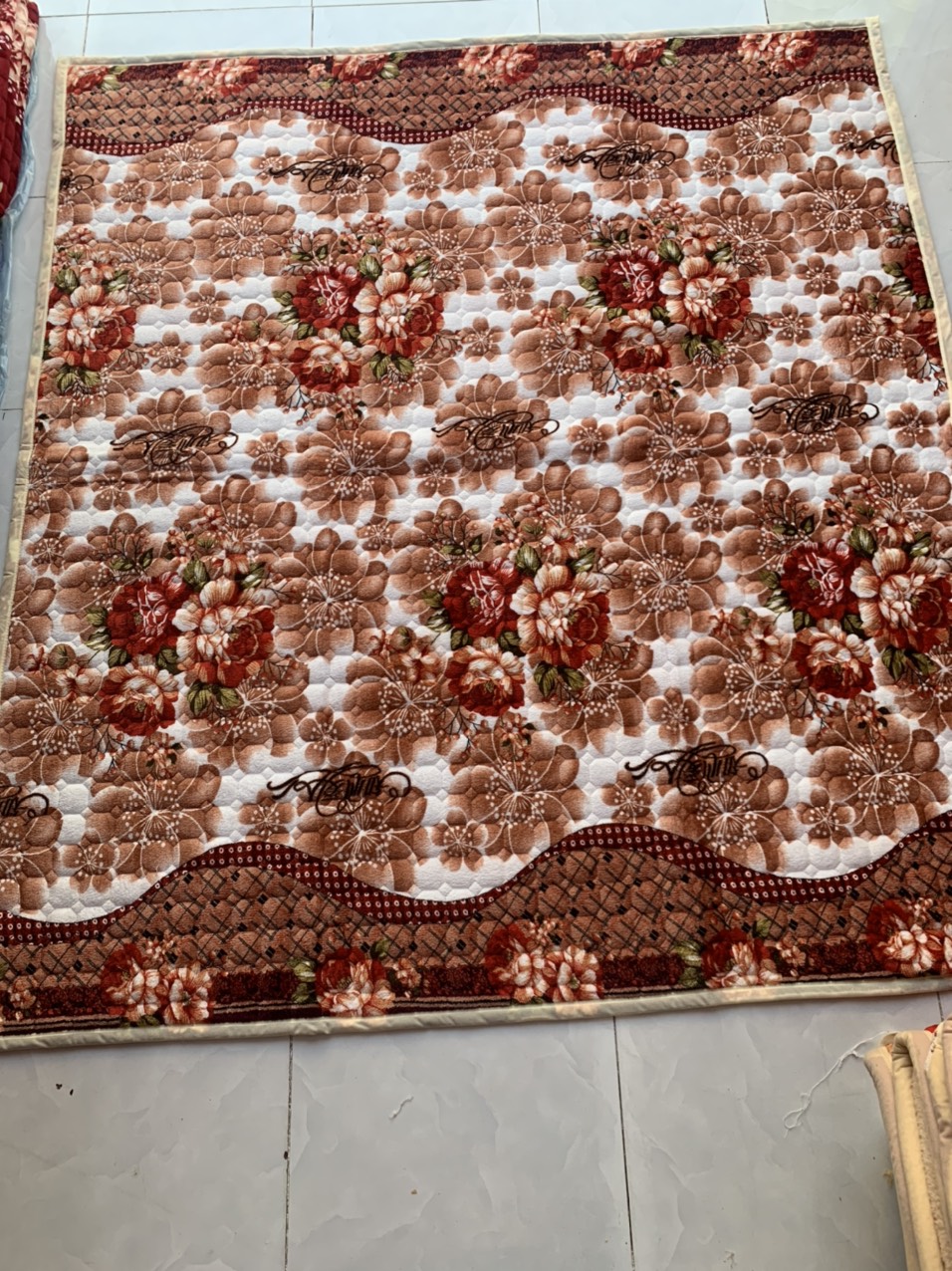 Thảm lông cừu trải giường cao cấp 2x2,2m