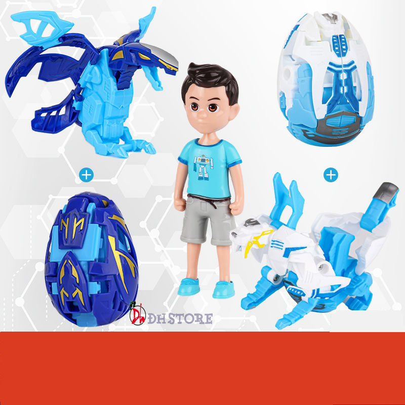 Đồ chơi trứng khủng long biến hình robot cho bé