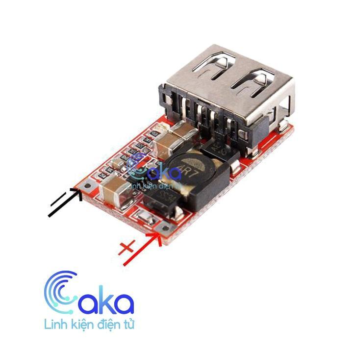 Mạch giảm áp, hạ áp 5V 3A DC mini chế sạc điện thoại