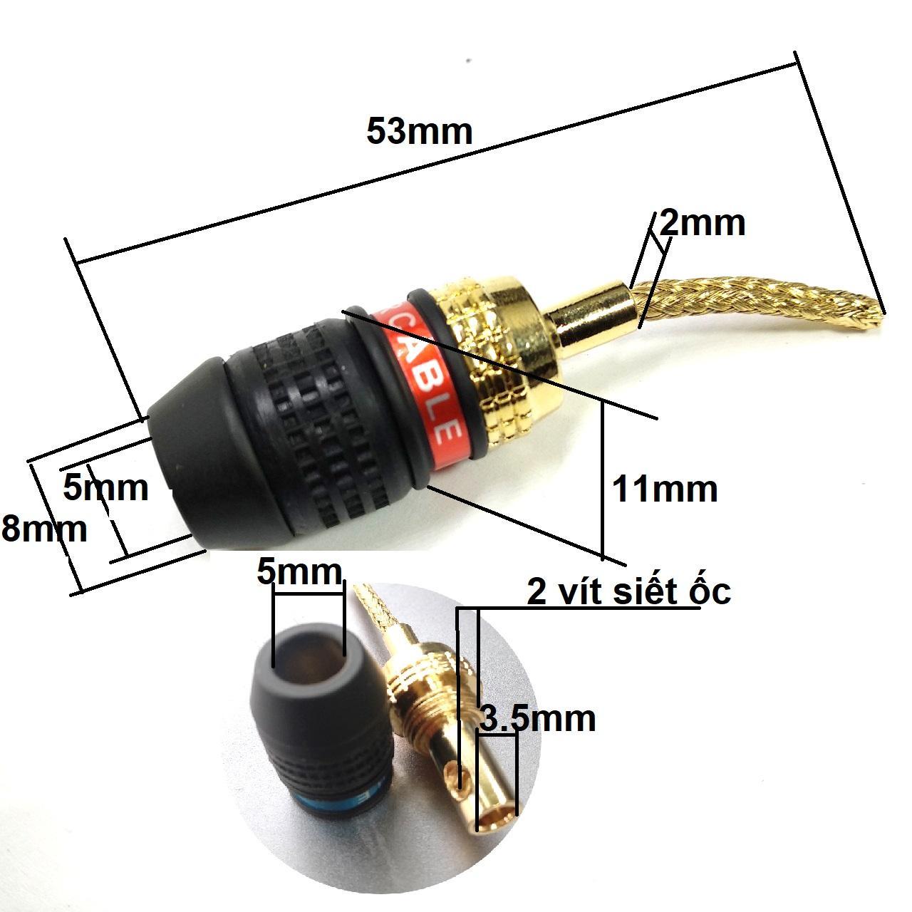 Jack Mỏ Chim Monster Mềm Xi Vàng. ( 2 cặp 4 cái )