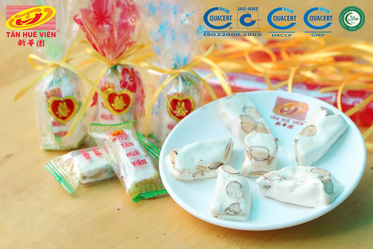 KẸO SỮA HẠNH NHÂN ( 300g x túi ) Tân Huê Viên