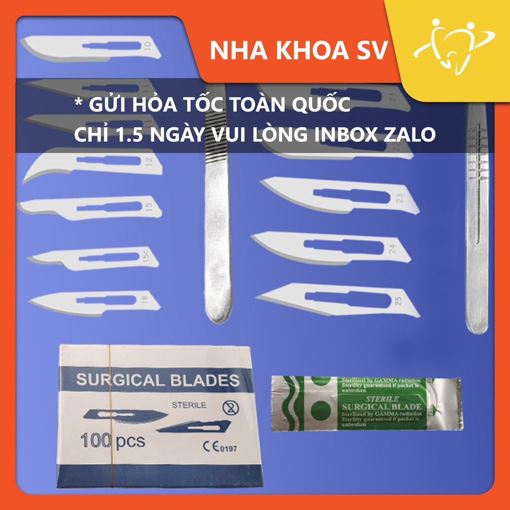 [MỚI] LƯỠI DAO MỔ VÀ CÁN DAO PHẪU THUẬT CHẤT LƯỢNG CAO