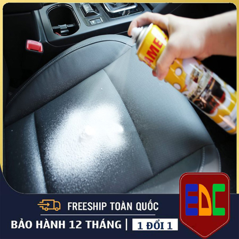 Dung Dịch Vệ Sinh Nội Thất E01-Làm Sạch Nội Thất Ô Tô-Chai Xịt Làm Sạch Ghế Da-Bình Xịt Xóa Vết Bẩn Xe Hơi - Bọt Tẩy Rửa Đa Năng Trên Ô Tô-Hương Chanh Thơm Mát--Trừ Khử Vết Bẩn Tận Gốc - Interior Cleaning Solution E01