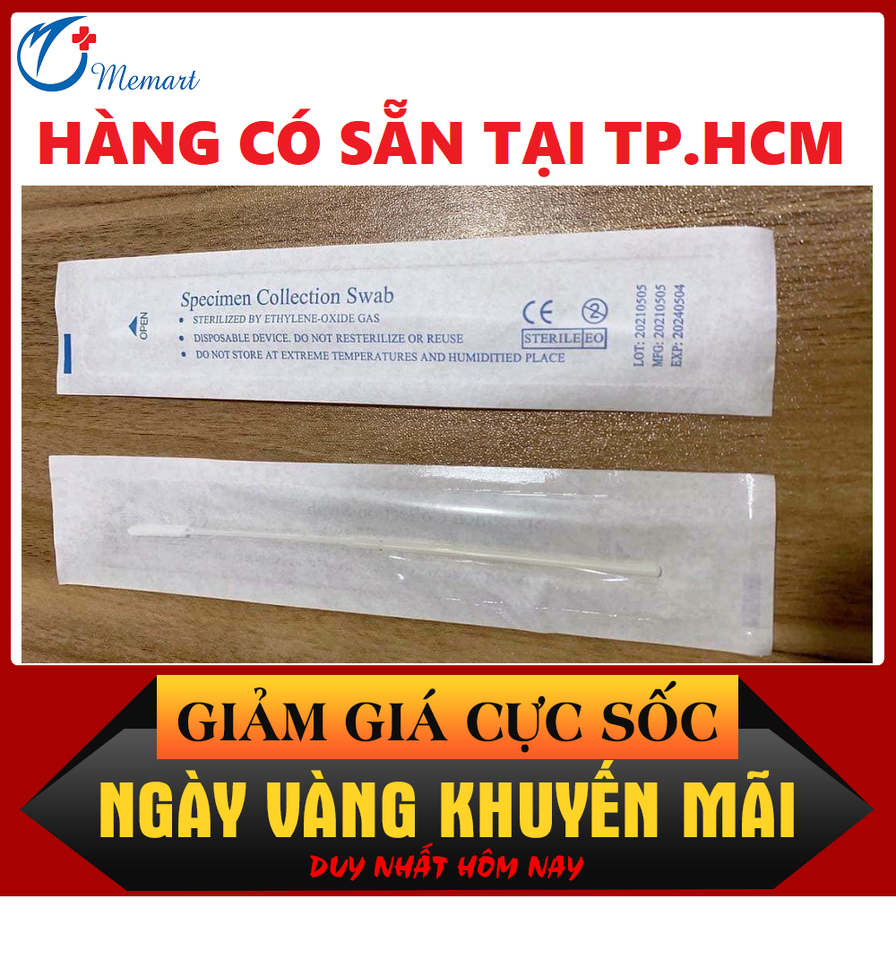 Que Lấy Dịch Tỵ Hầu, Dịch Mũi, combo 100 tăm bông