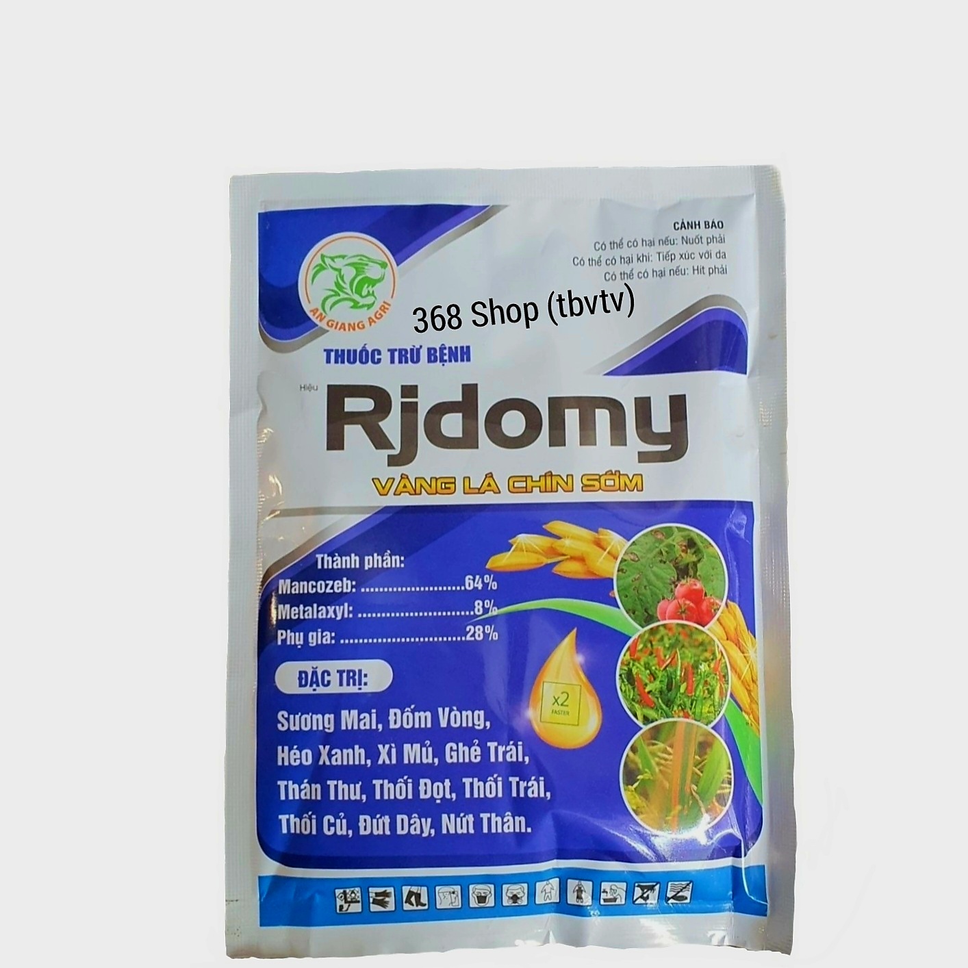 Thuốc trừ bệnh RIDOMY (100gr) FORTAZEB 72WP