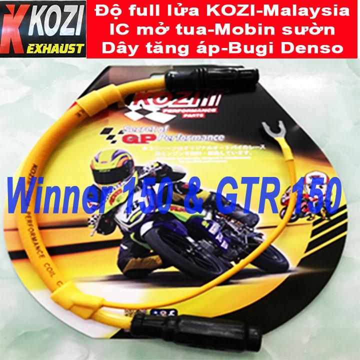 Độ full bộ tứ cho dàn lửa xe Winner 150 & GTR 150 - KOZI Malaysia