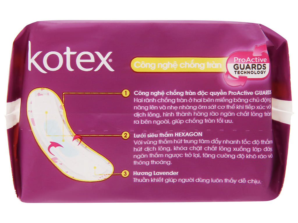 Băng vệ sinh Kotex Pro siêu mỏng không cánh 8 miếng