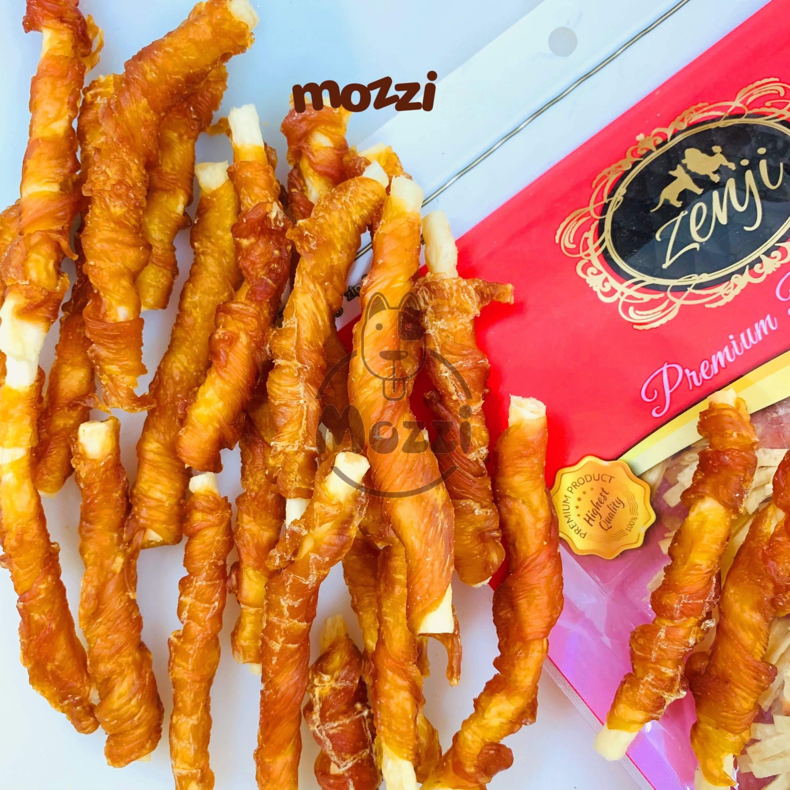 [Bịch 300g] Snack cho chó Gà sấy khô Zenji Thái Lan