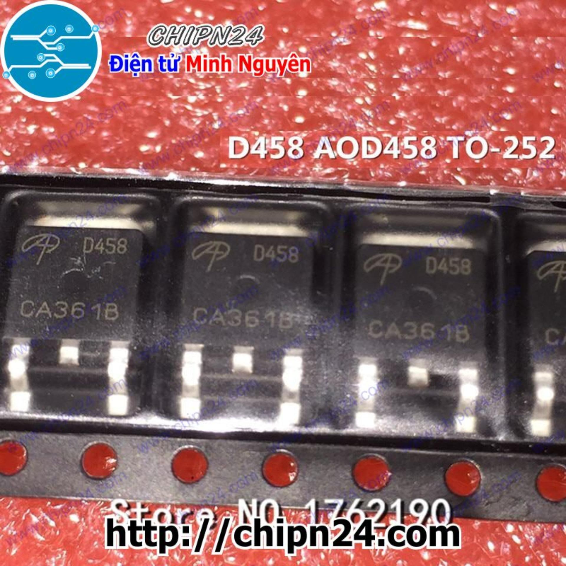 [2 con] (SOP) Mosfet Dán AOD458 TO-252 14A 250V Kênh N (SMD Dán) (D458 458)