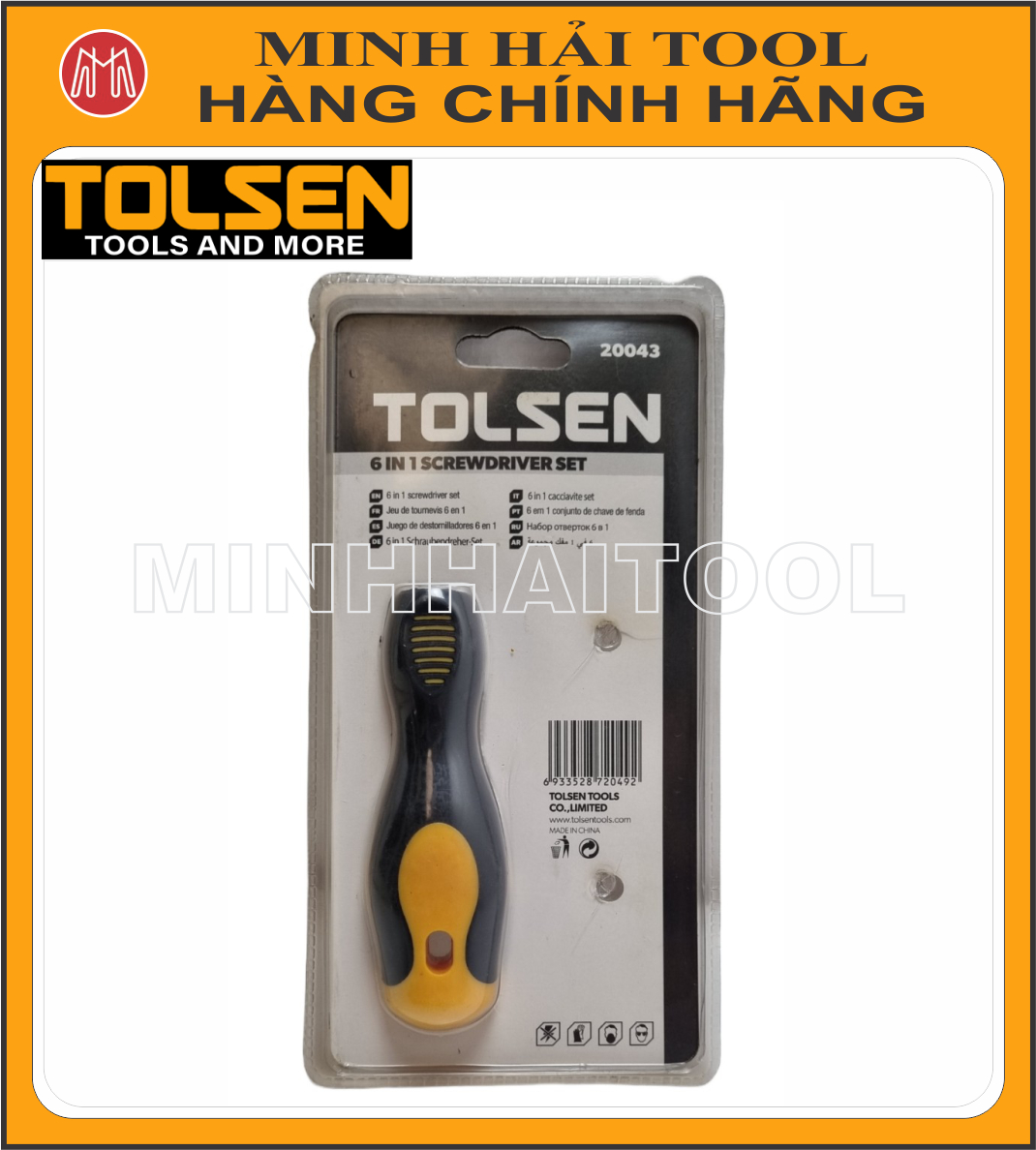 TPLSEN - Bộ tô vít 4 in 1. Model: 20043