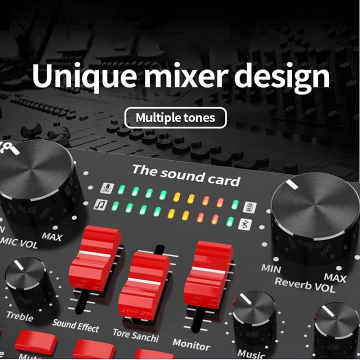 Sound Card Thu Âm V8