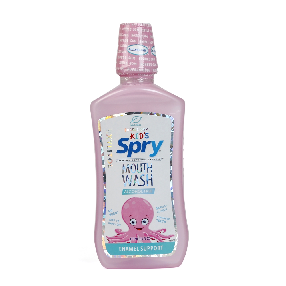 Nước súc miệng trẻ em Spry chai 473ml