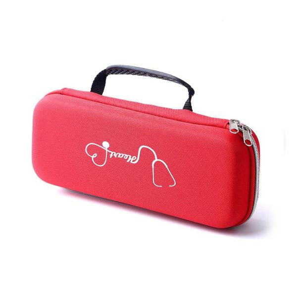 Bảng giá Practical Portable Zipper Classic Lightweight Dual Head Stethoscope Storage Case Bag Shockproof Waterproof Convenience To Use Red Phong Vũ