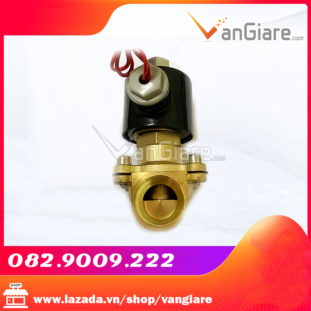 Van điện từ thường mở 27mm điện 12v, 24v, 220v (coil đồng)