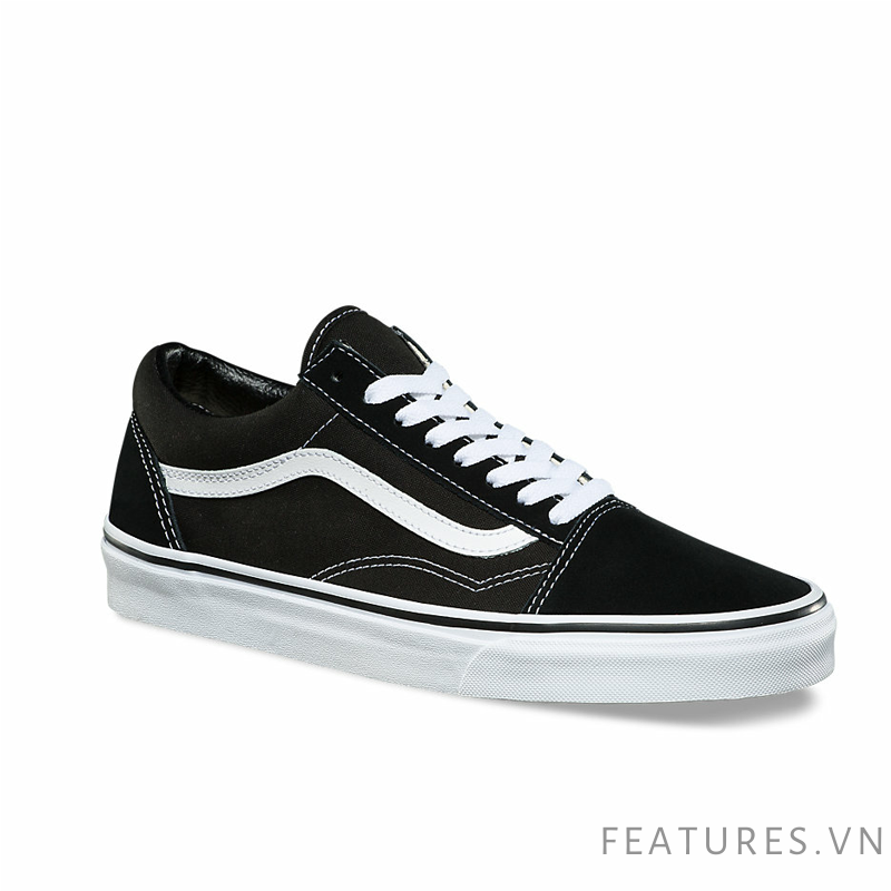 [GIÀY CHÍNH HÃNG] Vans Old Skool Black White Ship US