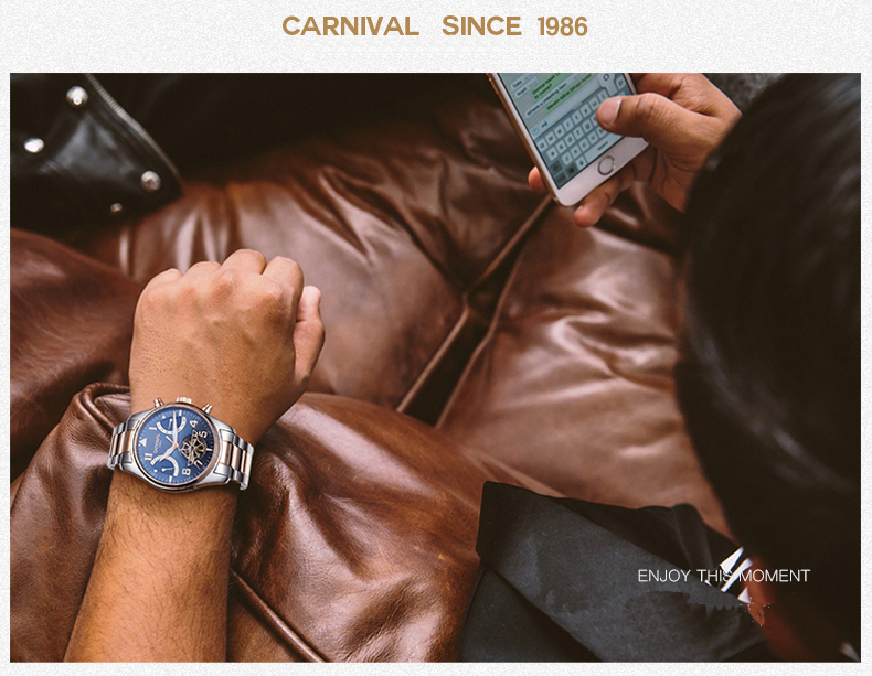 Đồng Hồ Nam ROMATIC 3D Siêu Đẹp,  Chống Nước Tốt, Dây Demi Sang Trọng