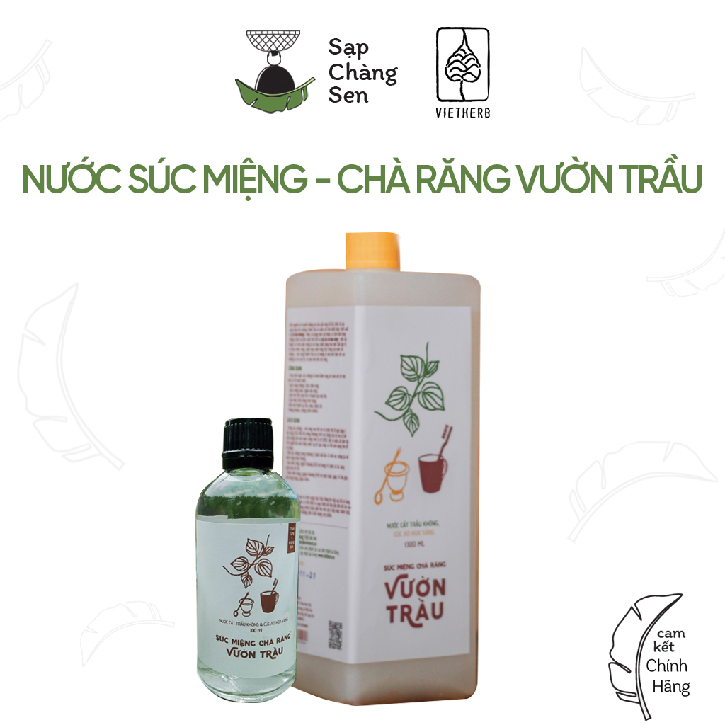 Nước súc miệng - chà răng Vườn Trầu (Vietherb)