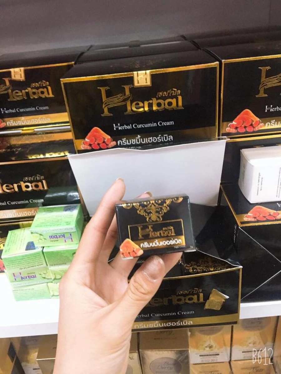 Kem Nghệ HERBAL TURMERIC CREAM mẫu mới Thái Lan