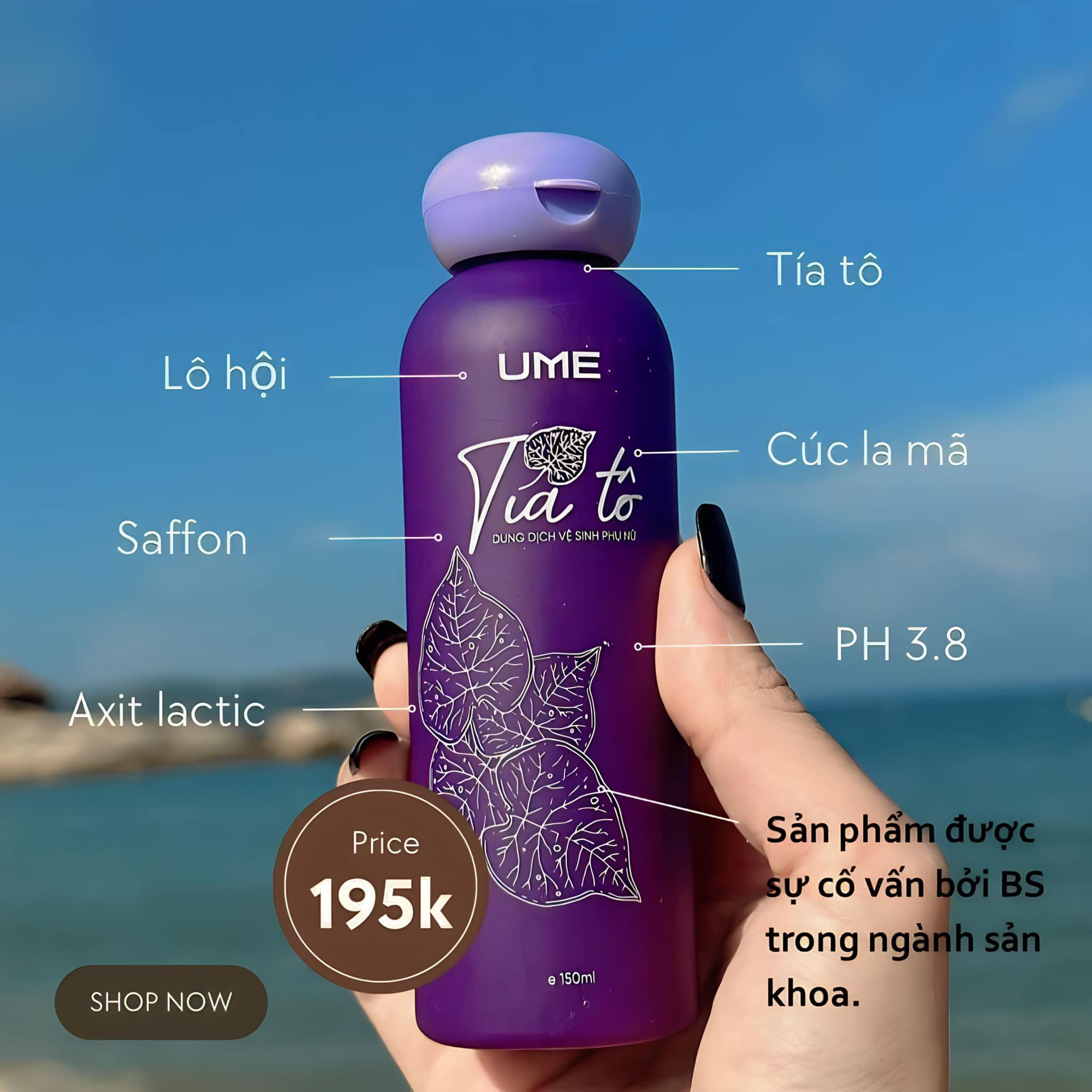 [Dung dịch vệ sinh tía tô] DUNG DỊCH VỆ SINH TÍA TÔ UME