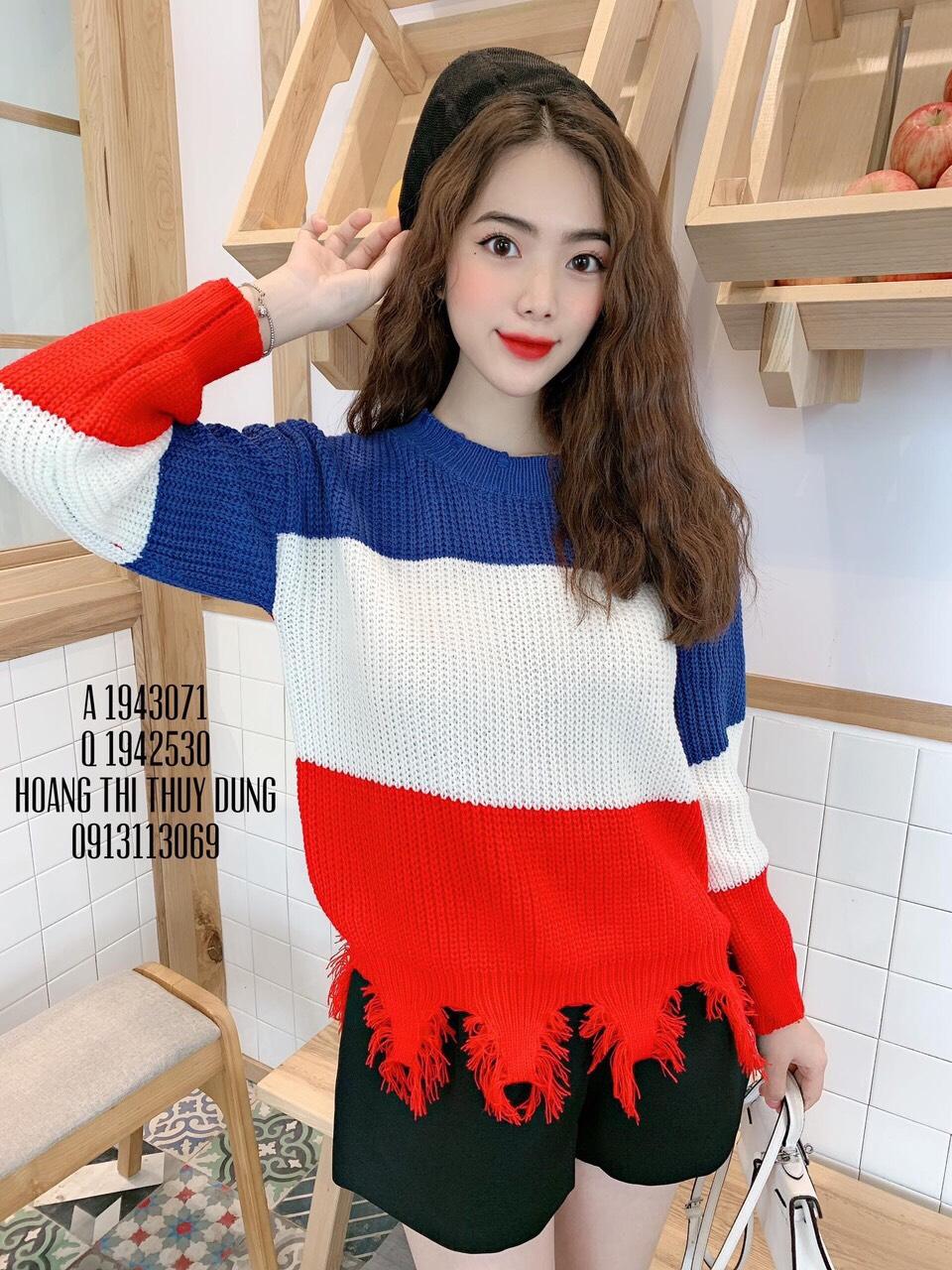 Áo len lai tua rua cực HOT