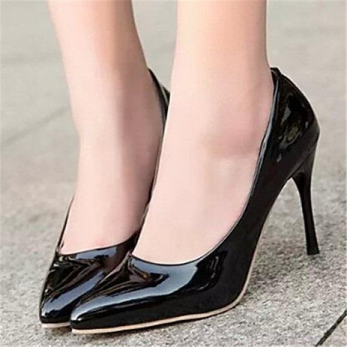 [HCM]GIÀY CAO GÓT DA BÓNG  CAO 7CM