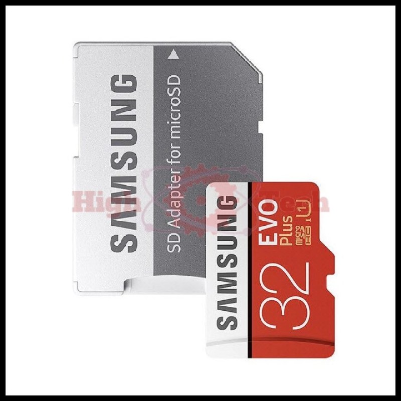 Thẻ nhớ microSDHC Samsung Evo Plus 32GB kèm Adapter-tặng Cáp micro USB bọc Nylon xám